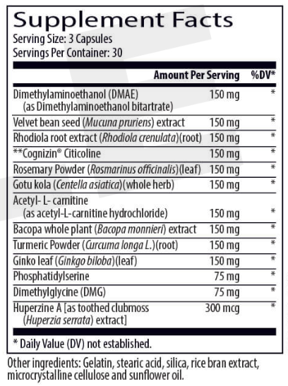 Brain C-13 ingredients