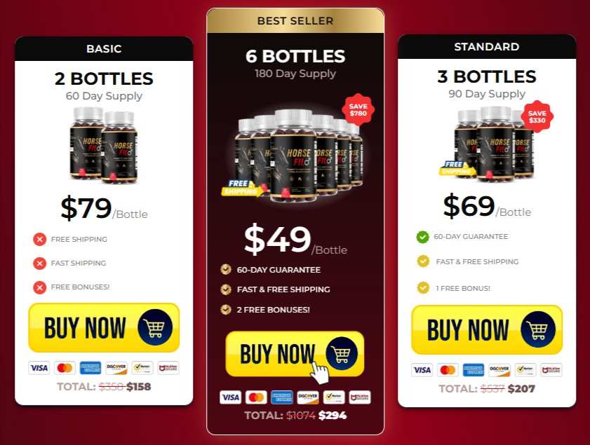 HorseFil Pricing