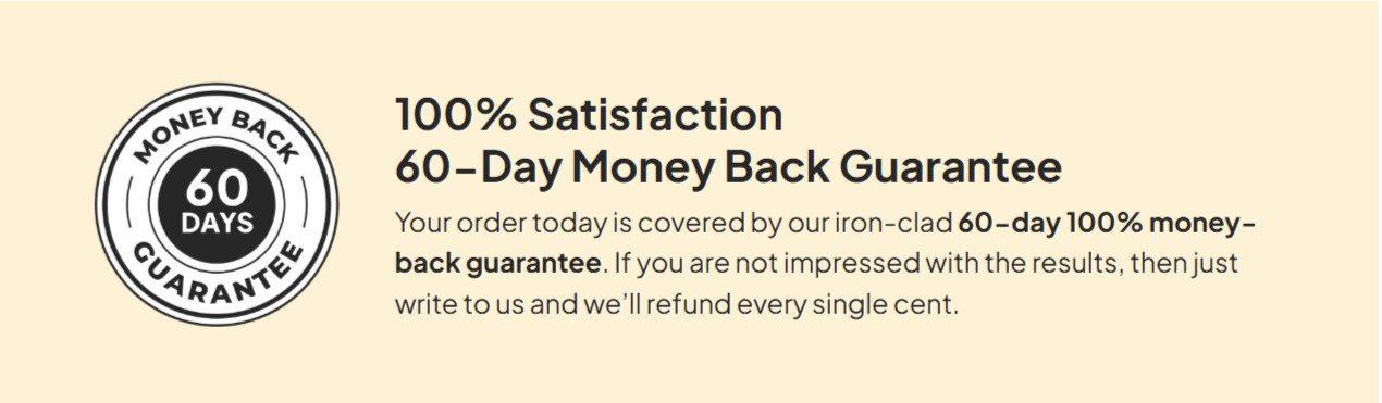OrexiBurn 60 days moneyback guarante-60kb